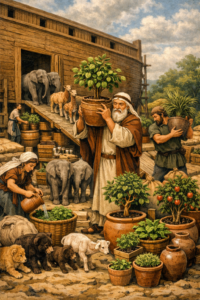 Preparing food for the long journey